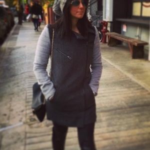 Tinley Road wool moto coat